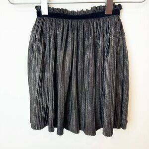 Zara | Girls' Metallic Pleated Party Skirt